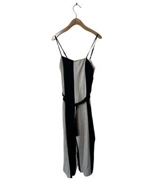 AARON & AMBER Wide Leg Color Block Jumpsuit Size Medium